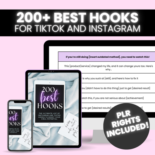 200+ Best Hooks for TikTok and Instagram!
