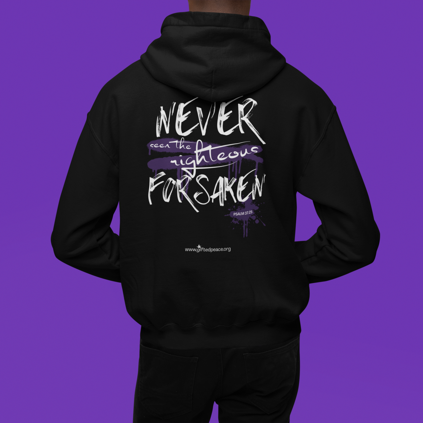 Never Seen The Righteous Forsaken Men's Hoodie