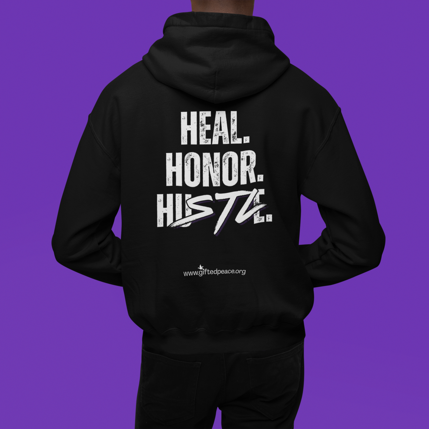 Heal. Honor. HuSTLe Men's Hoodie