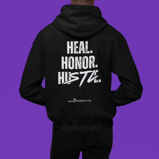Heal. Honor. HuSTLe Men's Hoodie